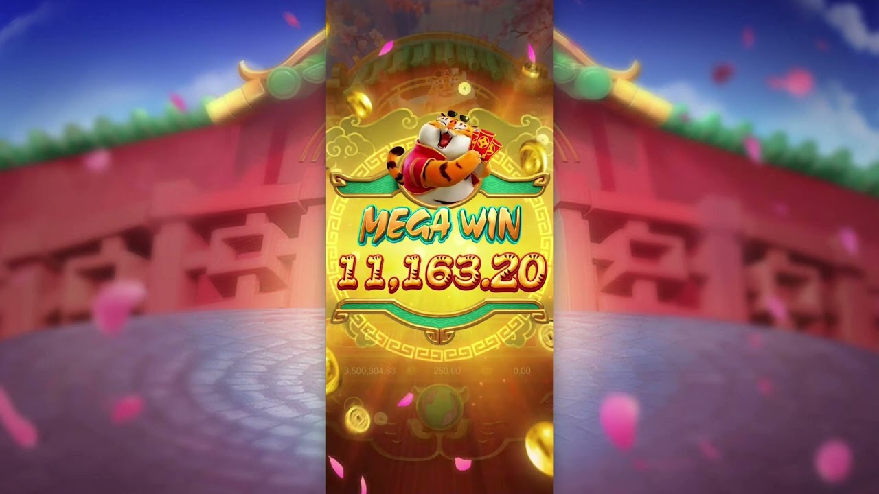 Fortune Tiger slot by PG Soft showing a mega win on its 3x3 reels