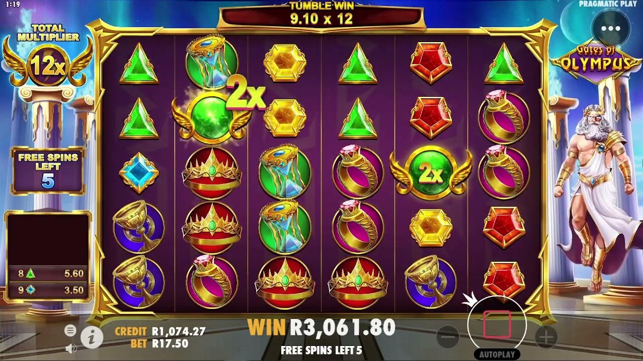 Gates of Olympus slot by Pragmatic Play, one of the higher-RTP online slot Malaysia titles on BK8